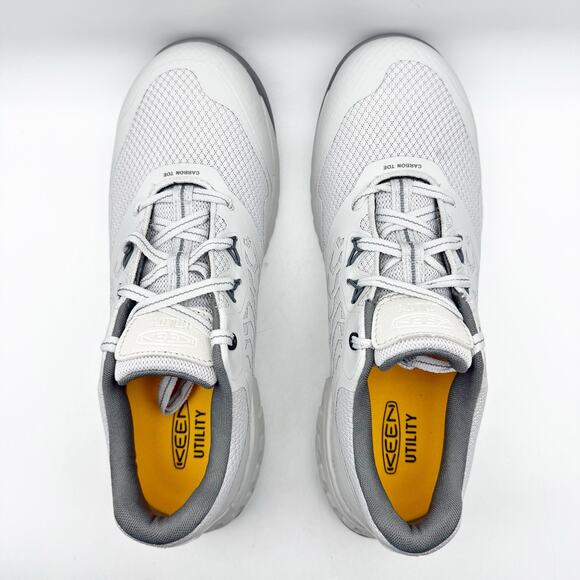 KEEN Utility Mens Cully Comp Toe Work Sneakers US 11.5 D Grey White SR NIB main image 8